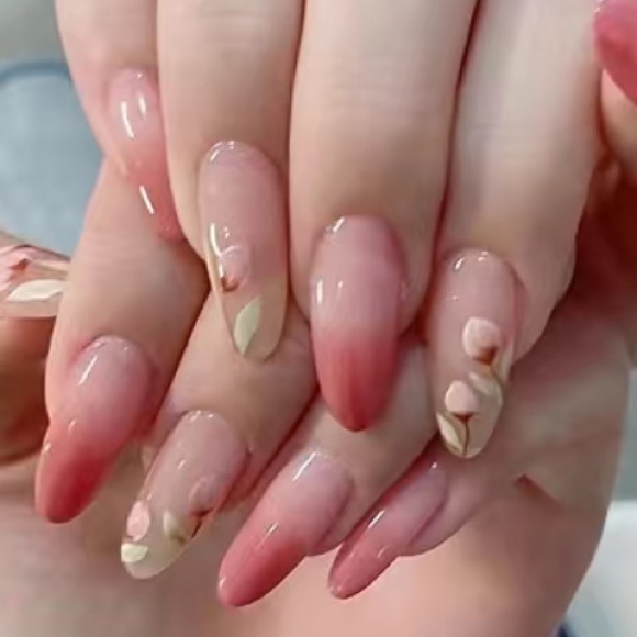 Peaches + Cream - Nail Junkie - full artificial nail setup - Picture 3 of 6